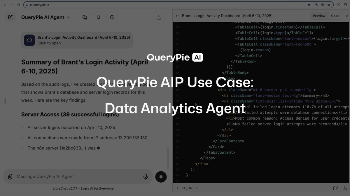 AIP Use Case: Data Analytics Agent