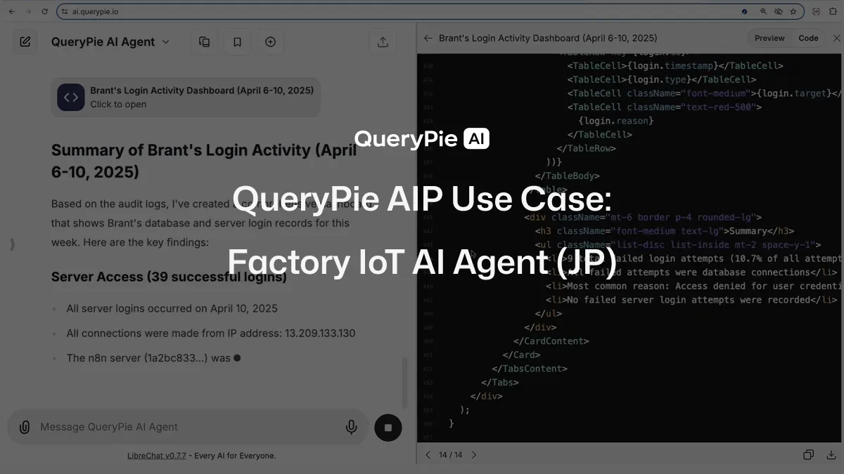 AIP Use Case: Factory IoT AI Agent