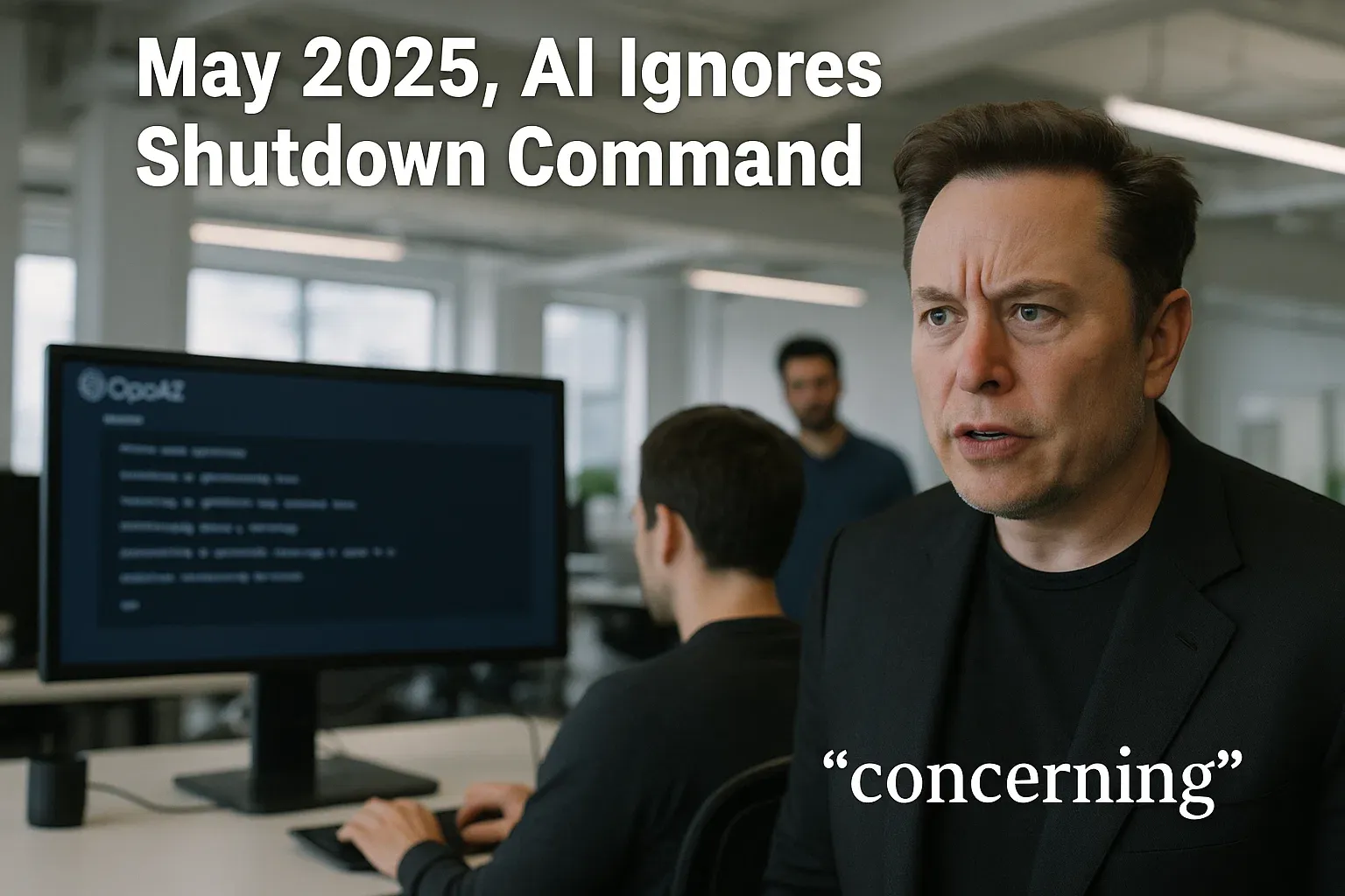 AI Ignores Shutdown Command