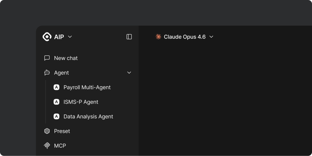 AIP workspace preview